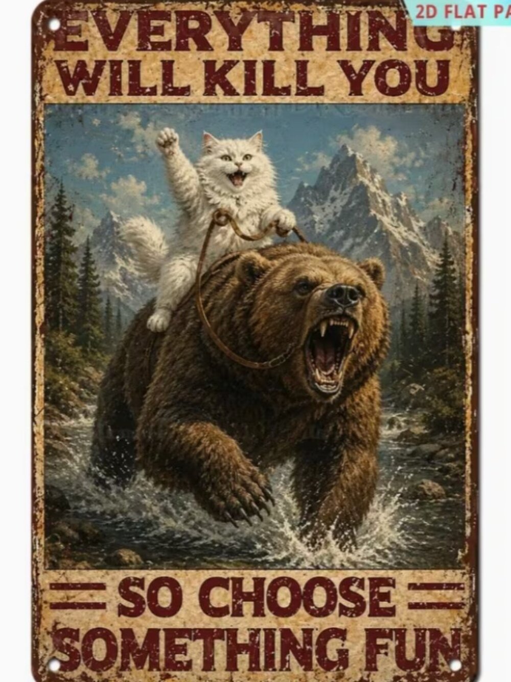 "Everything Will Kill You..." Wall Plaque